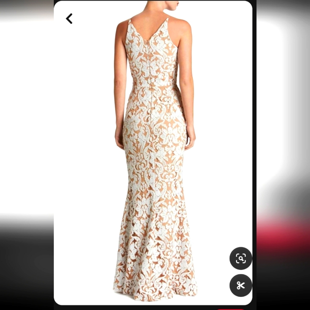 Dress the population  white lace dress